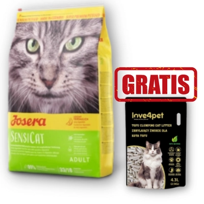 JOSERA SensiCat 10kg + Żwirek GRATIS!!
