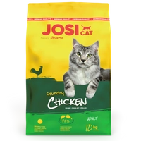 JOSERA JosiCat Crunchy Chicken 10kg/Opakowanie uszkodzone (8329, 8872, 9034) !!! 