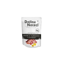 DOLINA NOTECI Danie z kurczaka z makaronem 100g-karma mokra dla psa