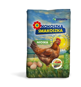 Kokoszka Smakoszka Nioska z pomidorem i lucerną 25kg