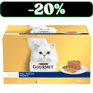 Purina Gourmet Gold Karma dla kotów mus 48 x 85 g
