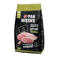 PAN MIĘSKO Indyk z gęsią S 5kg dla kota 