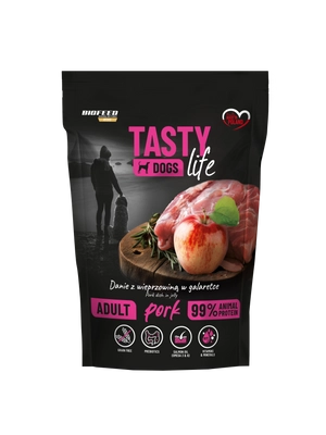 Tasty Dogs Life Danie z wieprzowiną w galaretce 500g