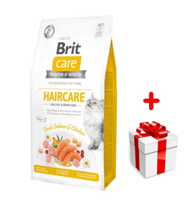 BRIT Care Cat  Grain-Free Haircare 400g + niespodzianka dla kota GRATIS!