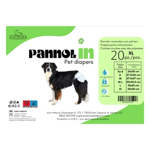 PannolIN Pieluchy dla suczki rozm. XL 34x60cm 20szt/opak.