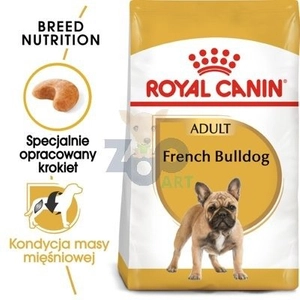 ROYAL CANIN French Bulldog Adult 9kg karma sucha dla psów dorosłych rasy bulldog francuski / Opakowanie  uszkodzone (2159) !!!