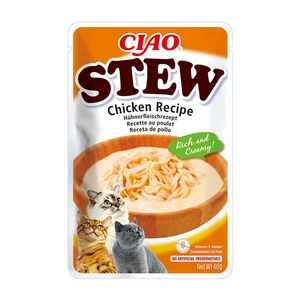 INABA  Cat Ciao Stew - kremowa potrawka dla kota o smaku kurczaka 40g