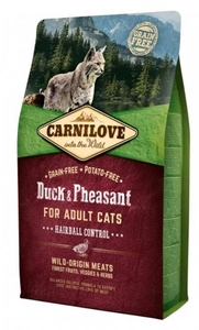 CARNILOVE Cat Duck & Pheasant Hairball Control 2kg