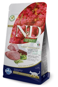 Farmina N&D Quinoa feline WEIGHT MANAGEMENT LAMB 1,5kg