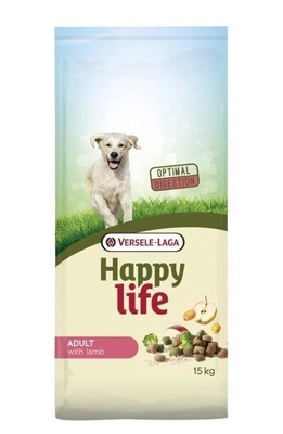 VERSELE-LAGA Happy Life Adult  Lamb 15kg / Opakowanie uszkodzone (4829,4830, 5340) !!! 