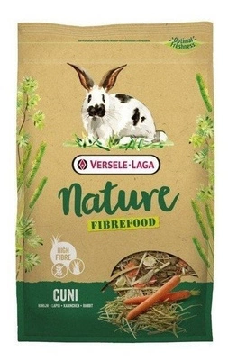 VERSELE-LAGA Cuni Nature Fibrefood 1kg - wysokobłonnikowy pokarm dla królika