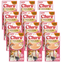 INABA CAT CHURU Salmon Recipe 12x(4x14g)