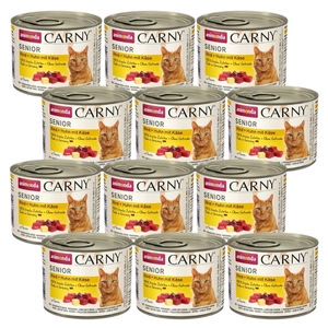 ANIMONDA Cat Carny Senior smak: kurczak z serem 12x200g