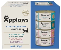 Applaws Multipack Fish Selection in Broth 24x70g PUSZKA