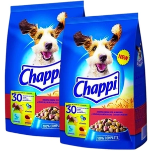 CHAPPI 2x9kg - sucha karma dla psów z wołowiną, drobiem i warzywami