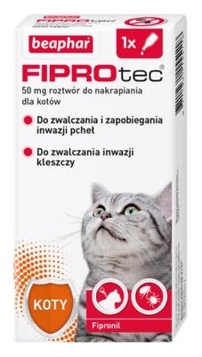 Fiprotec dla kotów - 50mg