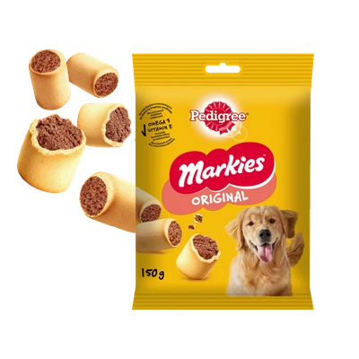 PEDIGREE Markies 150g - chrupiące ciasteczka dla psów