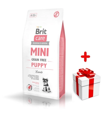 BRIT CARE Mini Grain-Free Puppy Lamb 400g + niespodzianka dla psa GRATIS!