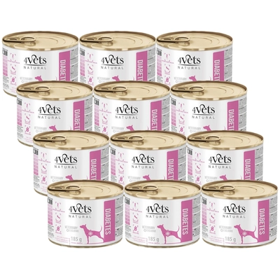 4Vets Dog Diabetes 12x185g