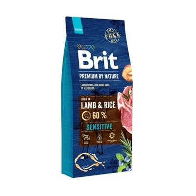 BRIT Premium By Nature Sensitive Lamb 15kg / Opakowanie uszkodzone (9889, 9933) !!! 