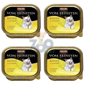 ANIMONDA Vom Feinsten Kitten smak: z drobiem 32x100g SUPER CENA