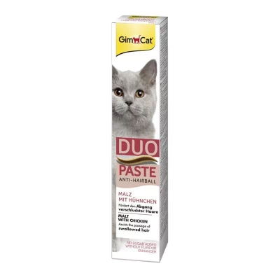 GIMBORN Gim Cat Pasta Anti-Hairball Duo malt z kurczakiem 50g 