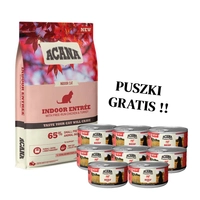 ACANA Indoor Entree Cat 4,5kg + 8szt. Acana Pate BEEF 85g GRATIS!!