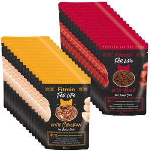 Fitmin Cat For Life Adult Mix Smaków 28x85g