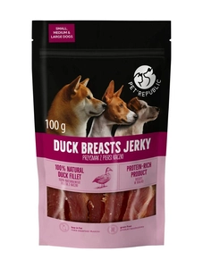 PetRepublic przysmak z piersi kaczki dla psa 100g