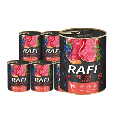 DOLINA NOTECI Rafi z wołowiną 6x800g