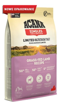 ACANA Singles Grass-Fed Lamb 5kg/Opakowanie uszkodzone (4960) !!! 