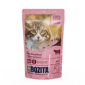 BOZITA Kawałki w sosie z wołowiną (saszetka) 85g