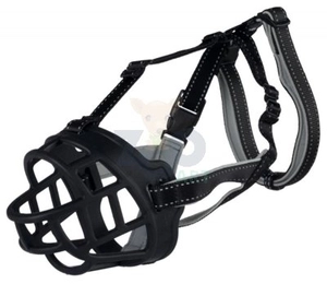 TRIXIE Kaganiec Muzzle Flex, silikonowy, S, czarny