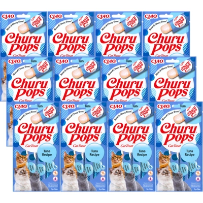INABA  Churu Pops dla kota o smaku tuńczyka 12x(4x15g)
