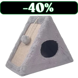 NUXIE® Domek z drapakiem dla kota 39cm