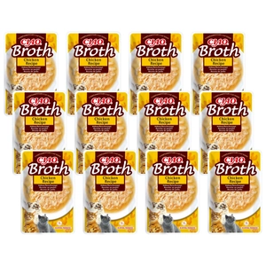 INABA Ciao Broth-karma uzupełniająca dla kota o smaku kurczaka w rosole 12x40g