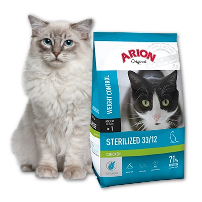 ARION Original Sterilized 33/12 Chicken 7,5kg