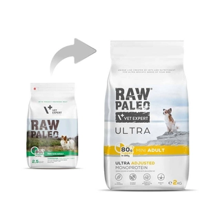 Vetexpert Raw Paleo Ultra Turkey Adult Mini 1,9kg /Opakowanie uszkodzone (2685) !!!