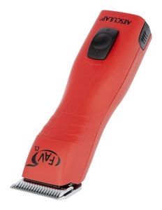 AESCULAP Maszynka do strzyżenia koni Aesculap FAV5 CL z 2 akumulatorami, czerwona