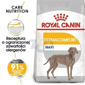 ROYAL CANIN CCN Maxi Dermacomfort 11kg karma sucha dla psów dorosłych, ras dużych, o wrażliwej skórze, skłonnej do podrażnień/Opakowanie uszkodzone (5254) !!!