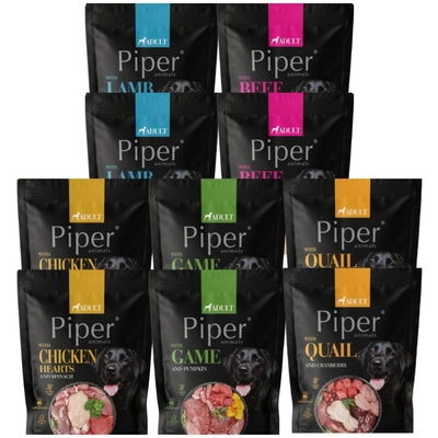 DOLINA NOTECI Piper dla psa Mix Smaków 10x 500g