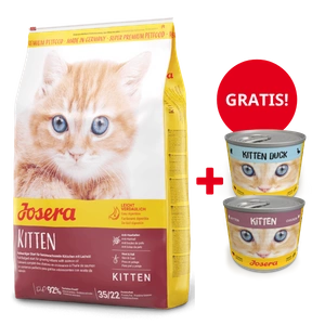 JOSERA Kitten 10kg + 2x puszka 200g GRATIS!!