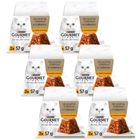 GOURMET Revelations Delikatne Kawałki w Galaretce z Kurczakiem 6x(2x57g)