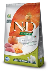 Farmina N&D Pumpkin Grain Free canine BOAR AND APPLE ADULT MEDIUM & MAXI 12kg