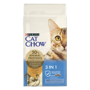 PURINA Cat Chow 3in1 Karma bogata w indyka 15kg