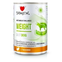 Disugual Karma mokra dla psa Weterynaryjna WEIGHT Indyk (dorosły) 400g