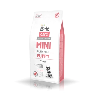 BRIT CARE Mini Grain-Free Puppy Lamb 4,8kg /Opakowanie uszkodzone (6014) !!!