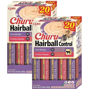 INABA Churu Hairball Control dla kota - 2x(20x14g)