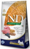 Farmina N&D Ancestral Grain canine LAMB & BLUEBERRY ADULT MINI 7kg + Advantix - dla psów do 4kg (pipeta 0,4ml)