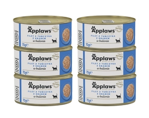 Applaws Cat Tuńczyk z krabem 6x70g PUSZKA